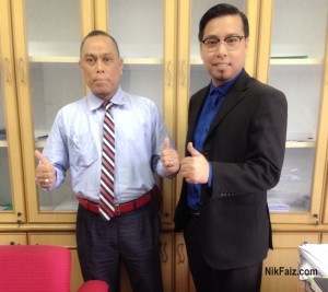Bersama Dr Samsudin, Pensyarah Kanan dari Fakulti Ekonomi dan Pengurusan, UPM, Malaysia